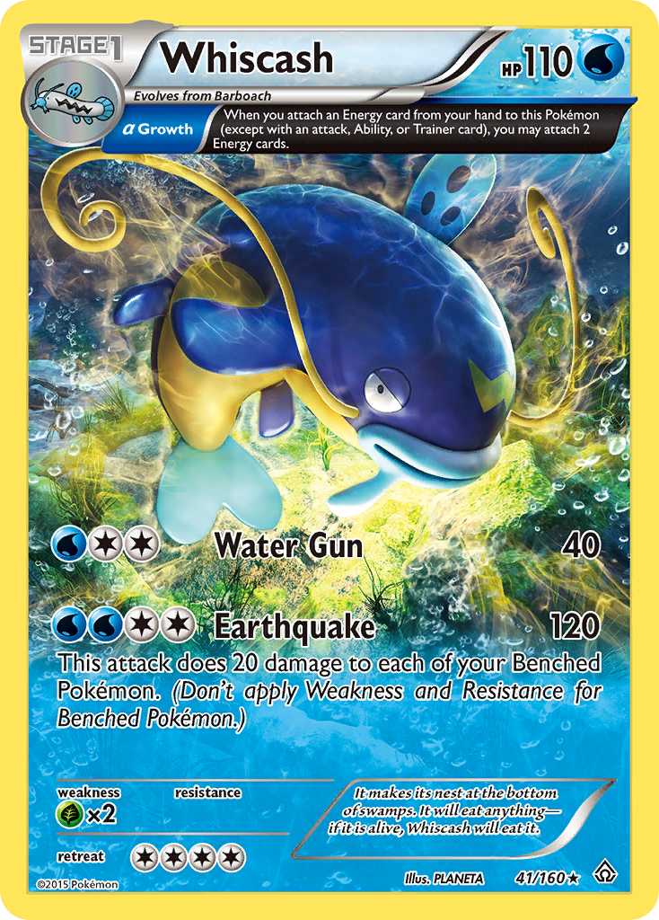 Whiscash (41/160) [XY: Primal Clash] | Game Master's Emporium (The New GME)