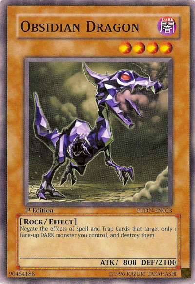 Obsidian Dragon [PTDN-EN023] Common | Game Master's Emporium (The New GME)