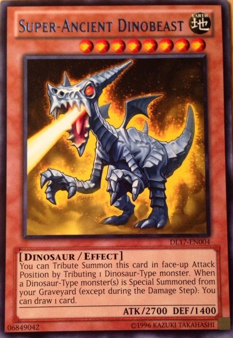 Super-Ancient Dinobeast (Blue) [DL17-EN004] Rare | Game Master's Emporium (The New GME)