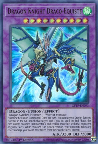 Dragon Knight Draco-Equiste [GFTP-EN093] Ultra Rare | Game Master's Emporium (The New GME)