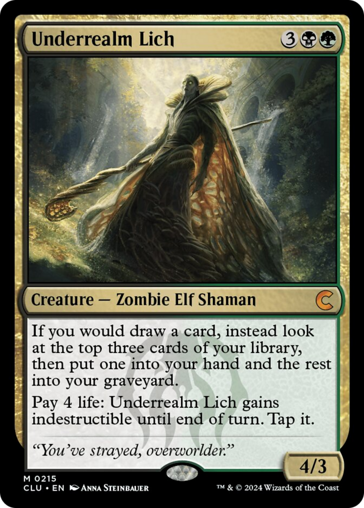 Underrealm Lich [Ravnica: Clue Edition] | Game Master's Emporium (The New GME)