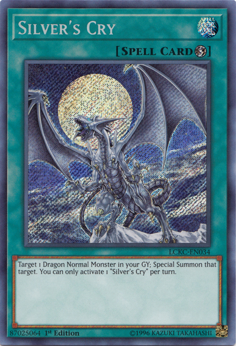 Silver's Cry [LCKC-EN034] Secret Rare | Game Master's Emporium (The New GME)