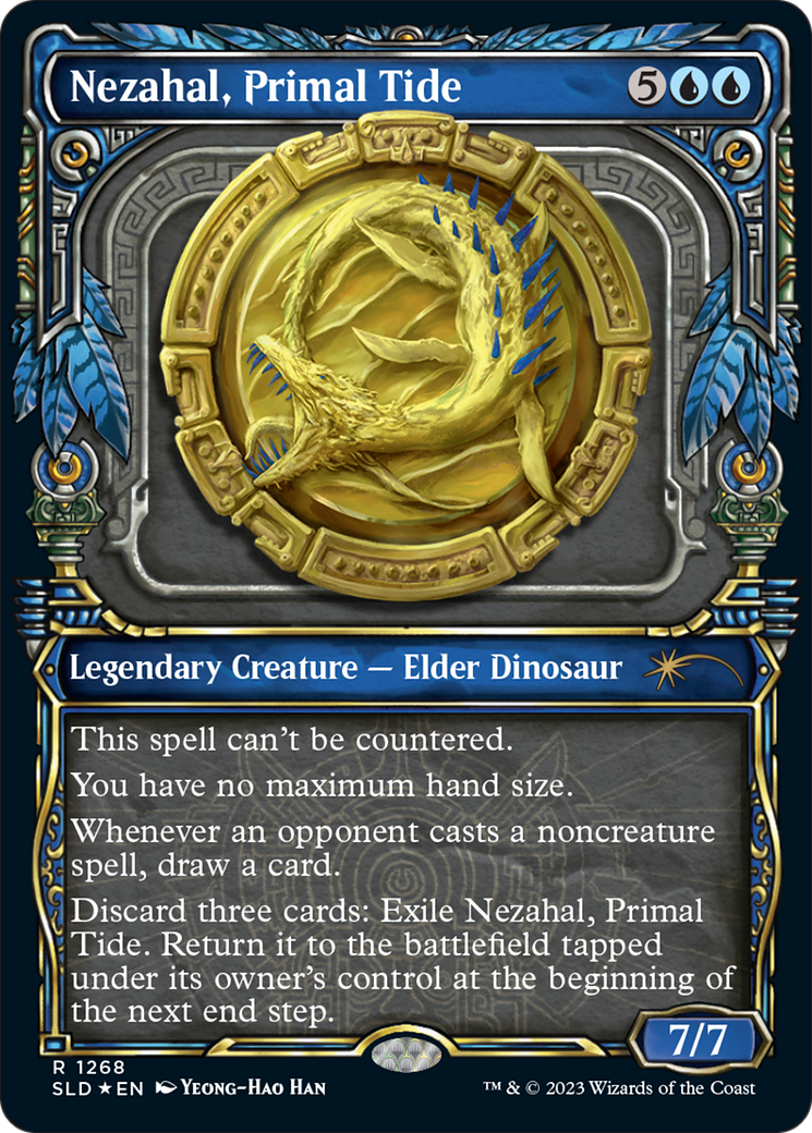 Nezahal, Primal Tide (Halo Foil) [Secret Lair Drop Series] | Game Master's Emporium (The New GME)