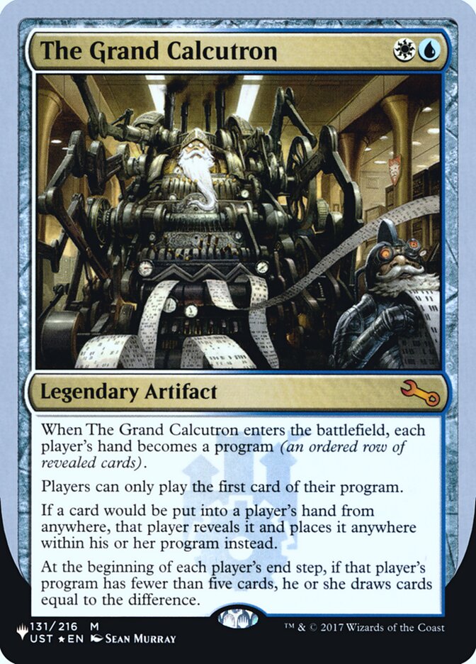 The Grand Calcutron (Unfinity Foil Edition) [The List] | Game Master's Emporium (The New GME)