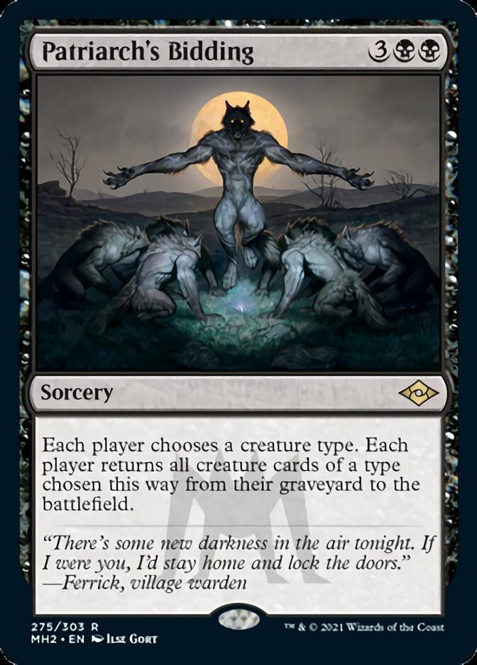 Patriarch's Bidding (Foil Etched) [Modern Horizons 2] | Game Master's Emporium (The New GME)