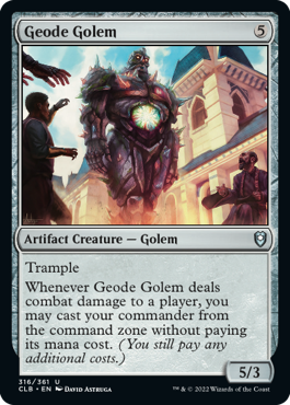 Geode Golem [Commander Legends: Battle for Baldur's Gate] | Game Master's Emporium (The New GME)