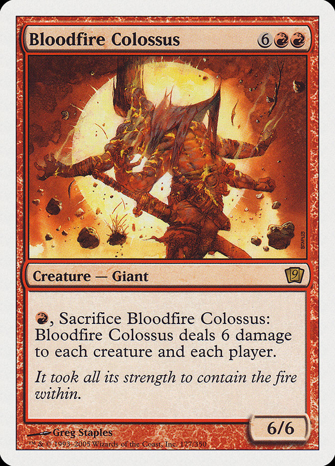 Bloodfire Colossus [Ninth Edition] | Game Master's Emporium (The New GME)