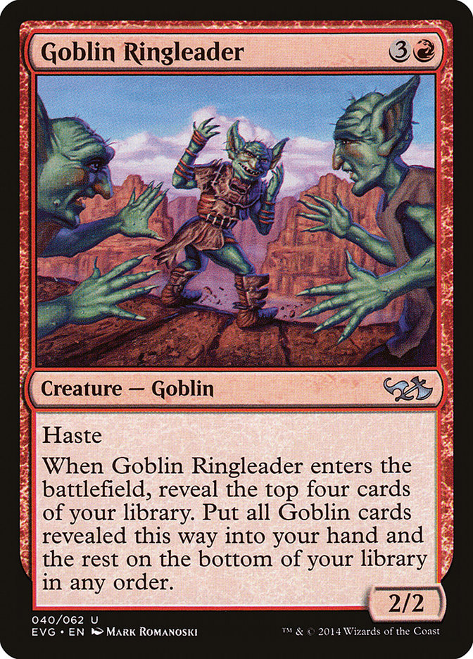 Goblin Ringleader (Elves vs. Goblins) [Duel Decks Anthology] | Game Master's Emporium (The New GME)