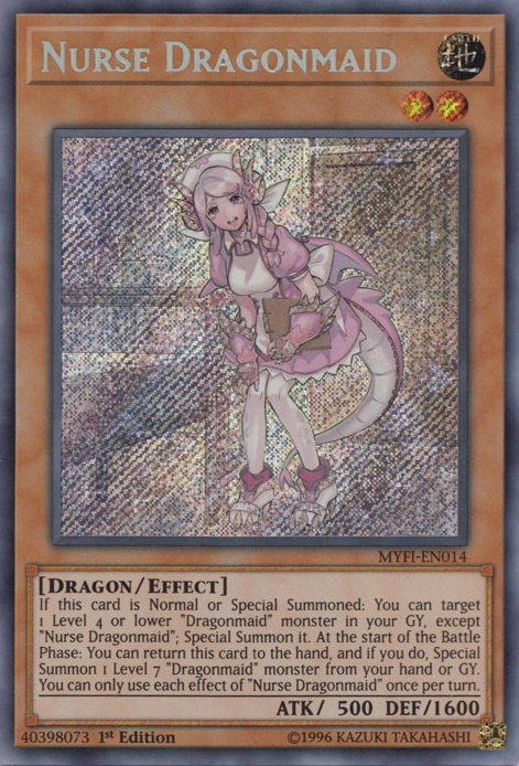Nurse Dragonmaid [MYFI-EN014] Secret Rare | Game Master's Emporium (The New GME)