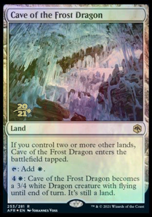 Cave of the Frost Dragon [Dungeons & Dragons: Adventures in the Forgotten Realms Prerelease Promos] | Game Master's Emporium (The New GME)