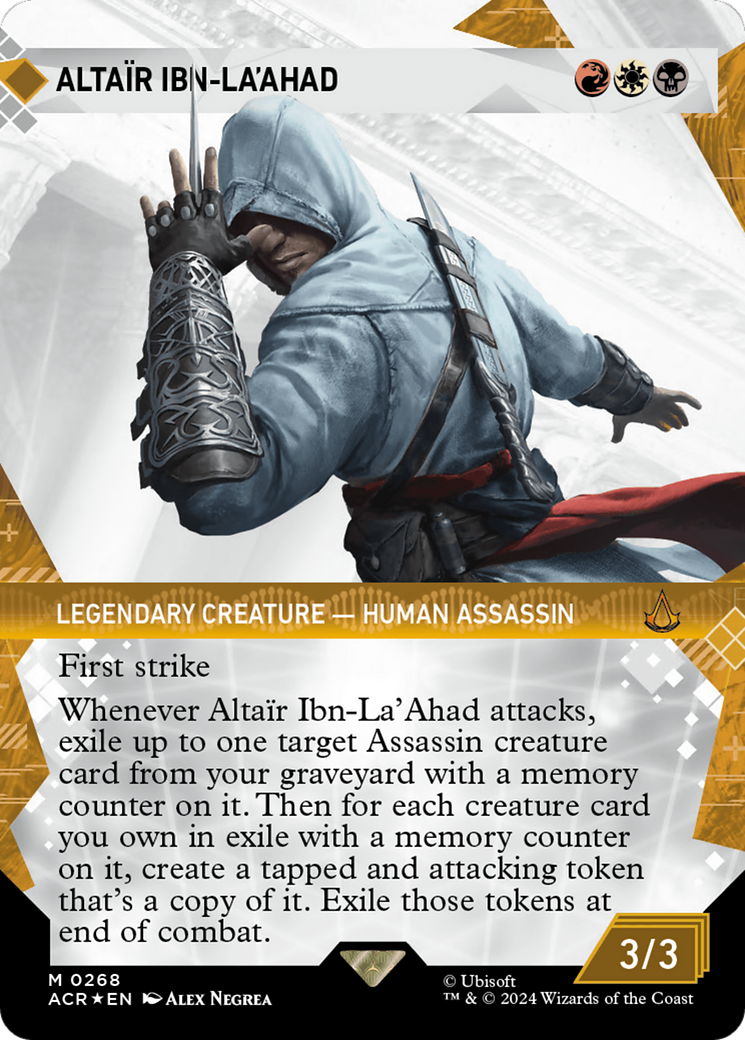 Altair Ibn-La'Ahad (Showcase) (Textured Foil) [Assassin's Creed] | Game Master's Emporium (The New GME)