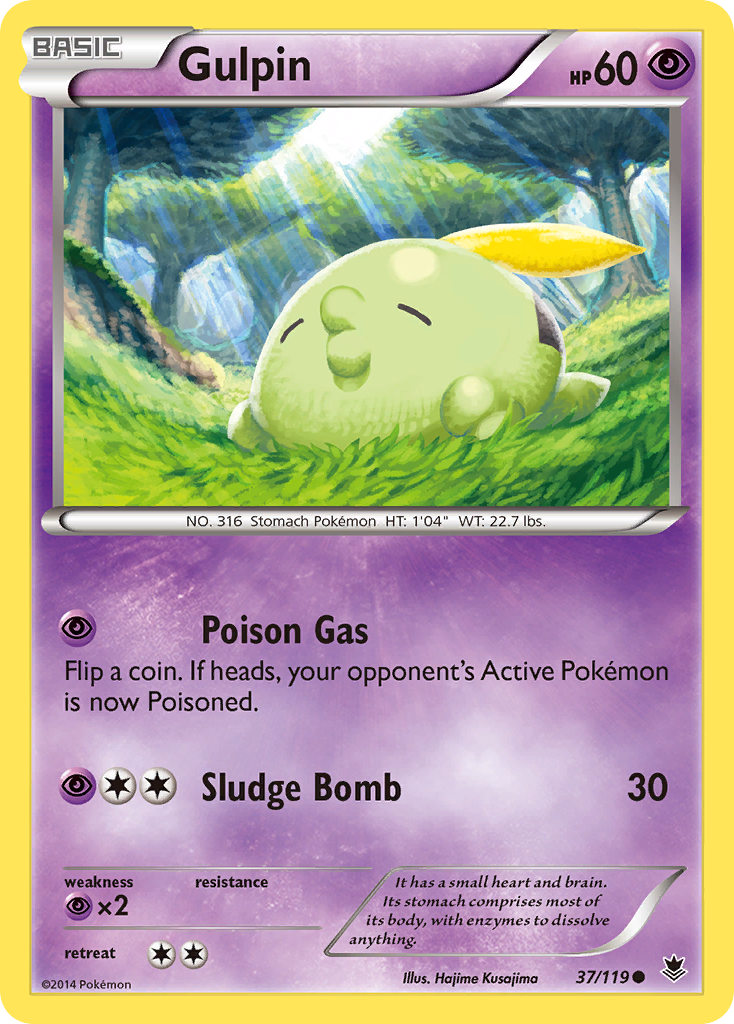 Gulpin (37/119) [XY: Phantom Forces] | Game Master's Emporium (The New GME)