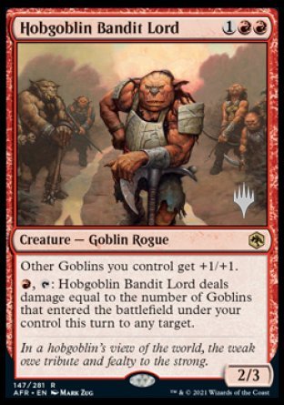 Hobgoblin Bandit Lord (Promo Pack) [Dungeons & Dragons: Adventures in the Forgotten Realms Promos] | Game Master's Emporium (The New GME)