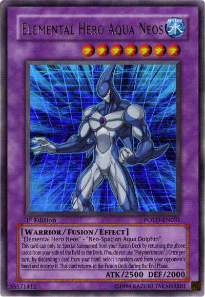 Elemental Hero Aqua Neos [POTD-EN031] Ultra Rare | Game Master's Emporium (The New GME)