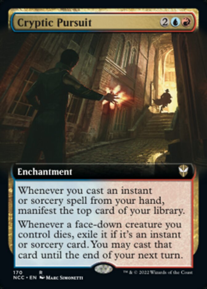 Cryptic Pursuit (Extended Art) [Streets of New Capenna Commander] | Game Master's Emporium (The New GME)
