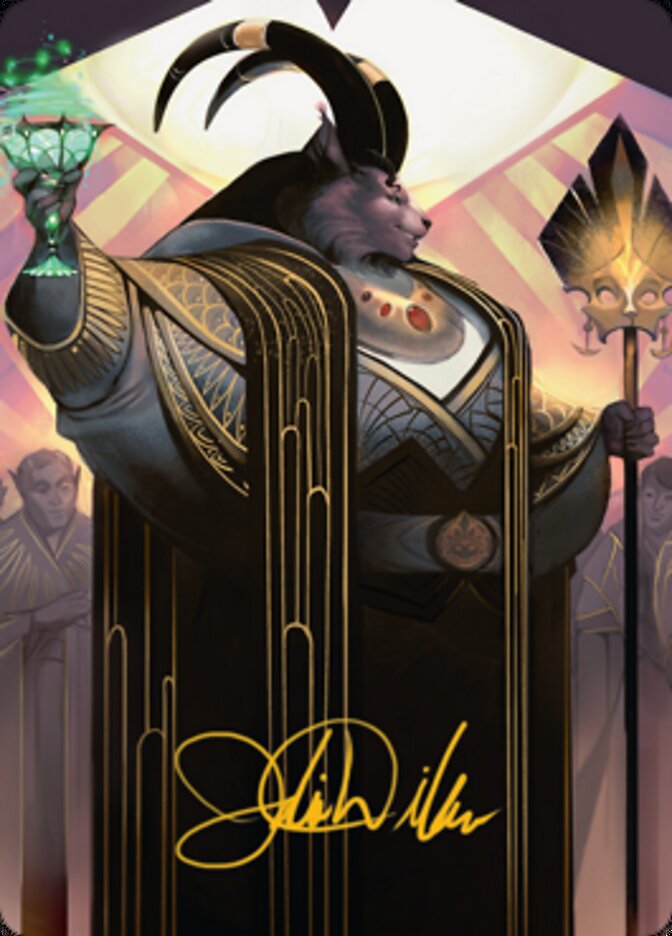 Jetmir, Nexus of Revels 2 Art Card (Gold-Stamped Signature) [Streets of New Capenna Art Series] | Game Master's Emporium (The New GME)