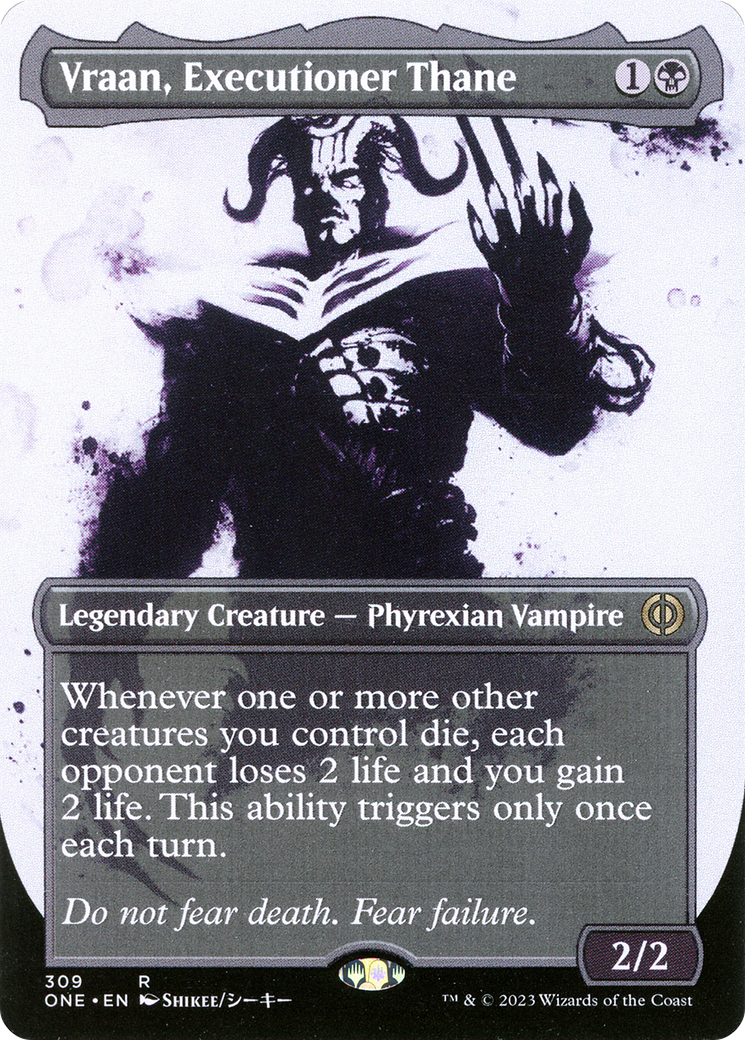 Vraan, Executioner Thane (Borderless Ichor) [Phyrexia: All Will Be One] | Game Master's Emporium (The New GME)