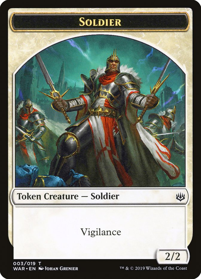 Soldier Token [War of the Spark Tokens] | Game Master's Emporium (The New GME)