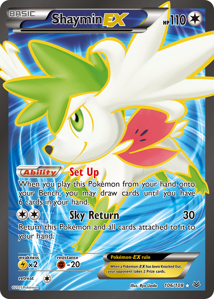 Shaymin EX (106/108) [XY: Roaring Skies] | Game Master's Emporium (The New GME)