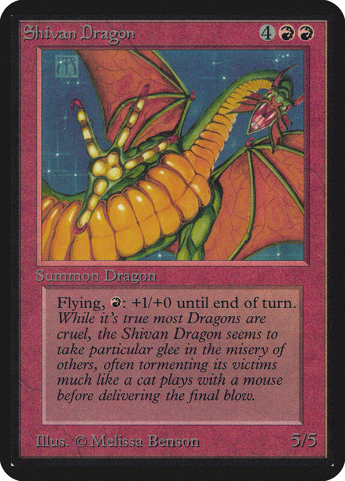 Shivan Dragon [Alpha Edition] | Game Master's Emporium (The New GME)