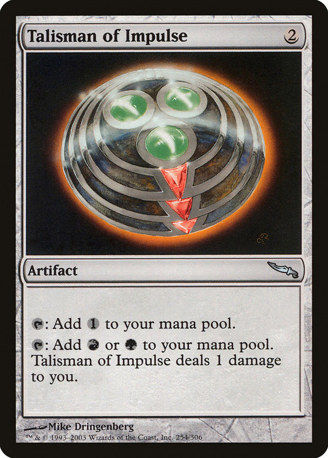 Talisman of Impulse [Mirrodin] | Game Master's Emporium (The New GME)