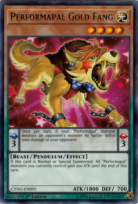 Performapal Gold Fang [CYHO-EN095] Rare | Game Master's Emporium (The New GME)
