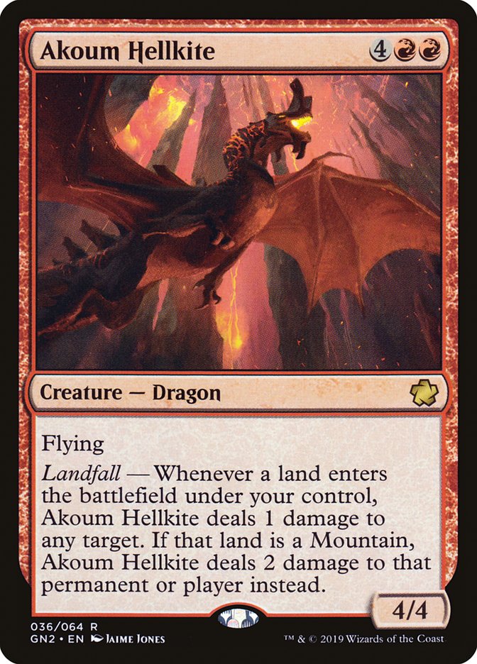 Akoum Hellkite [Game Night 2019] | Game Master's Emporium (The New GME)