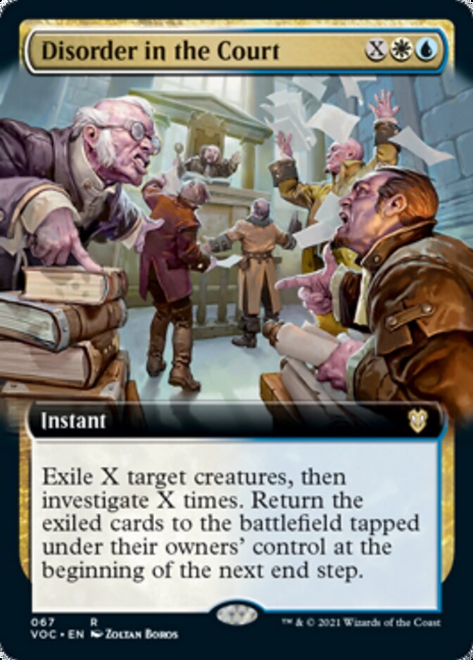 Disorder in the Court (Extended Art) [Innistrad: Crimson Vow Commander] | Game Master's Emporium (The New GME)