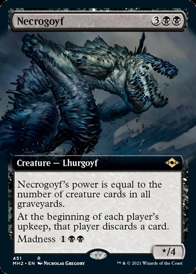 Necrogoyf (Extended Art) [Modern Horizons 2] | Game Master's Emporium (The New GME)