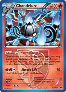 Chandelure (16/116) (Theme Deck Exclusive) [Black & White: Plasma Freeze] | Game Master's Emporium (The New GME)