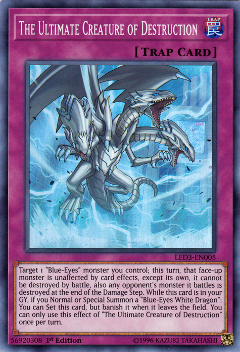 The Ultimate Creature of Destruction [LED3-EN005] Super Rare | Game Master's Emporium (The New GME)