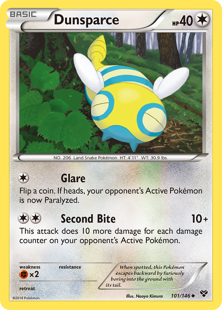 Dunsparce (101/146) [XY: Base Set] | Game Master's Emporium (The New GME)