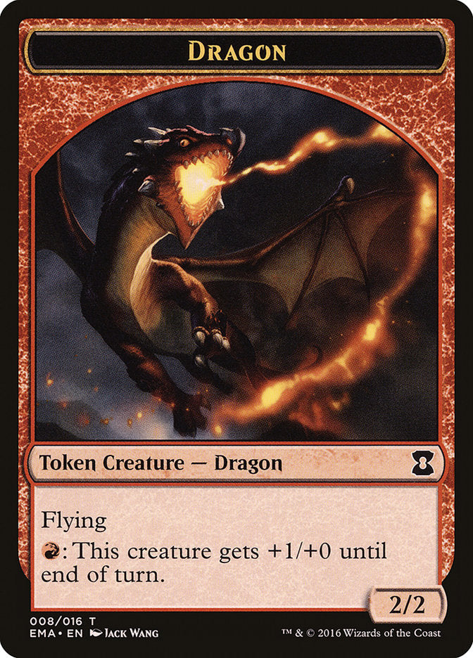 Dragon Token [Eternal Masters Tokens] | Game Master's Emporium (The New GME)