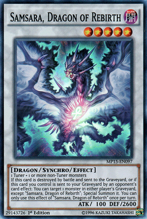 Samsara, Dragon of Rebirth [MP15-EN097] Super Rare | Game Master's Emporium (The New GME)