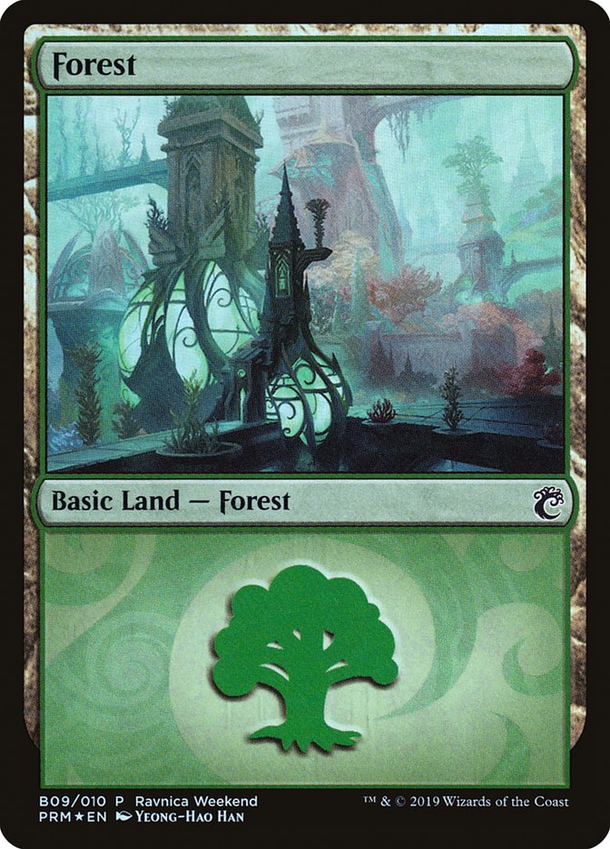 Forest (B09) [Ravnica Allegiance Guild Kit] | Game Master's Emporium (The New GME)
