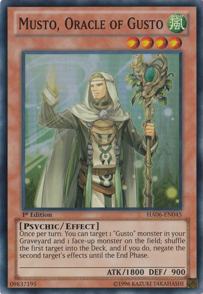 Musto, Oracle of Gusto [HA06-EN045] Super Rare | Game Master's Emporium (The New GME)