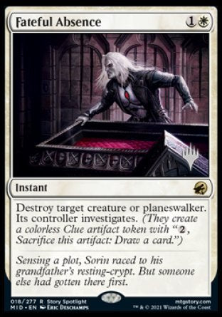 Fateful Absence (Promo Pack) [Innistrad: Midnight Hunt Promos] | Game Master's Emporium (The New GME)