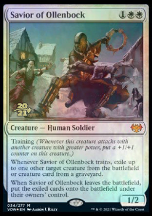 Savior of Ollenbock [Innistrad: Crimson Vow Prerelease Promos] | Game Master's Emporium (The New GME)
