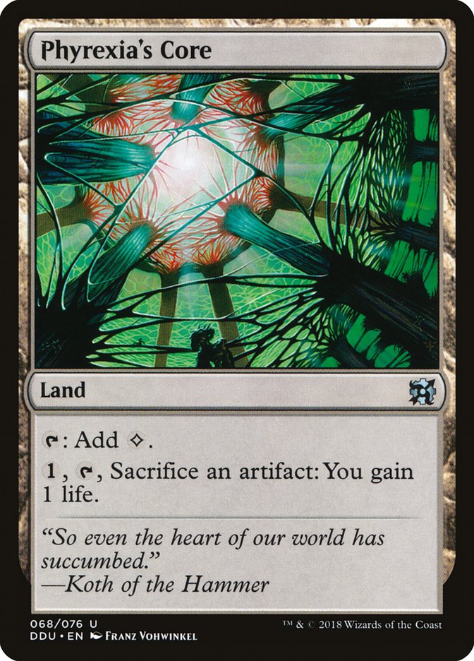 Phyrexia's Core [Duel Decks: Elves vs. Inventors] | Game Master's Emporium (The New GME)