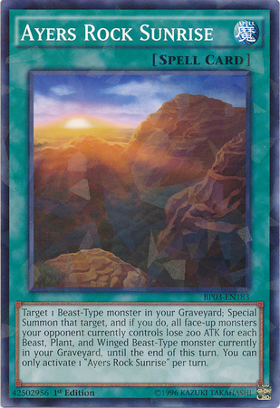 Ayers Rock Sunrise [BP03-EN183] Shatterfoil Rare | Game Master's Emporium (The New GME)