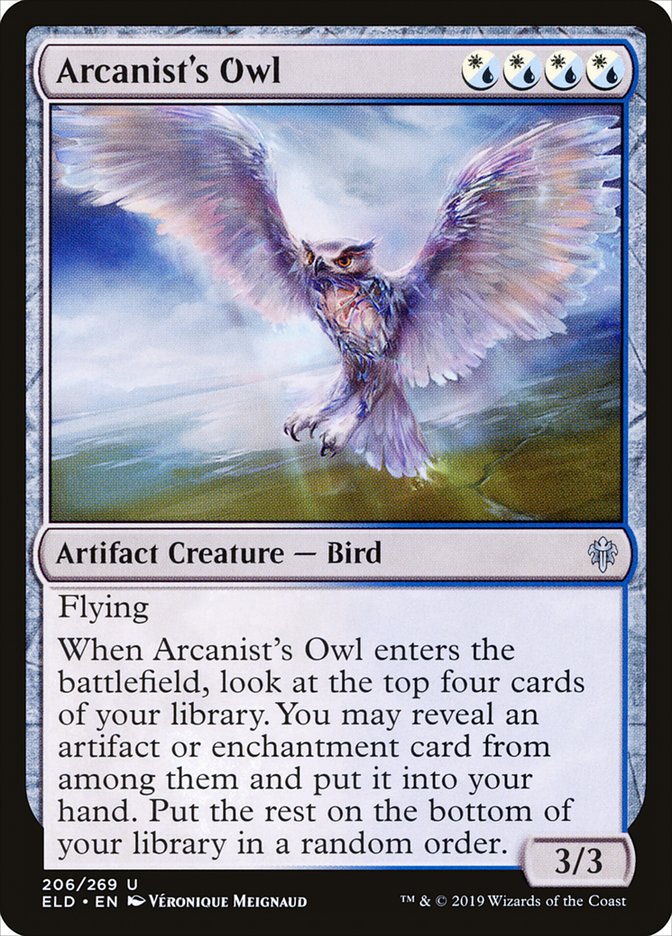 Arcanist's Owl [Throne of Eldraine] | Game Master's Emporium (The New GME)