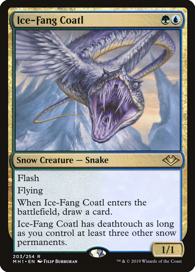 Ice-Fang Coatl [Modern Horizons] | Game Master's Emporium (The New GME)