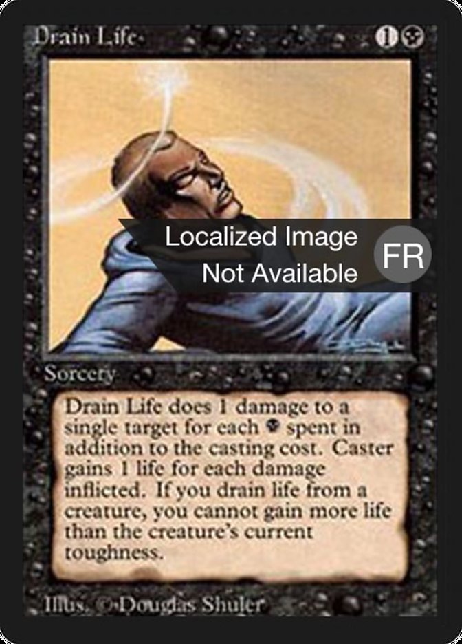 Drain Life [Foreign Black Border] | Game Master's Emporium (The New GME)