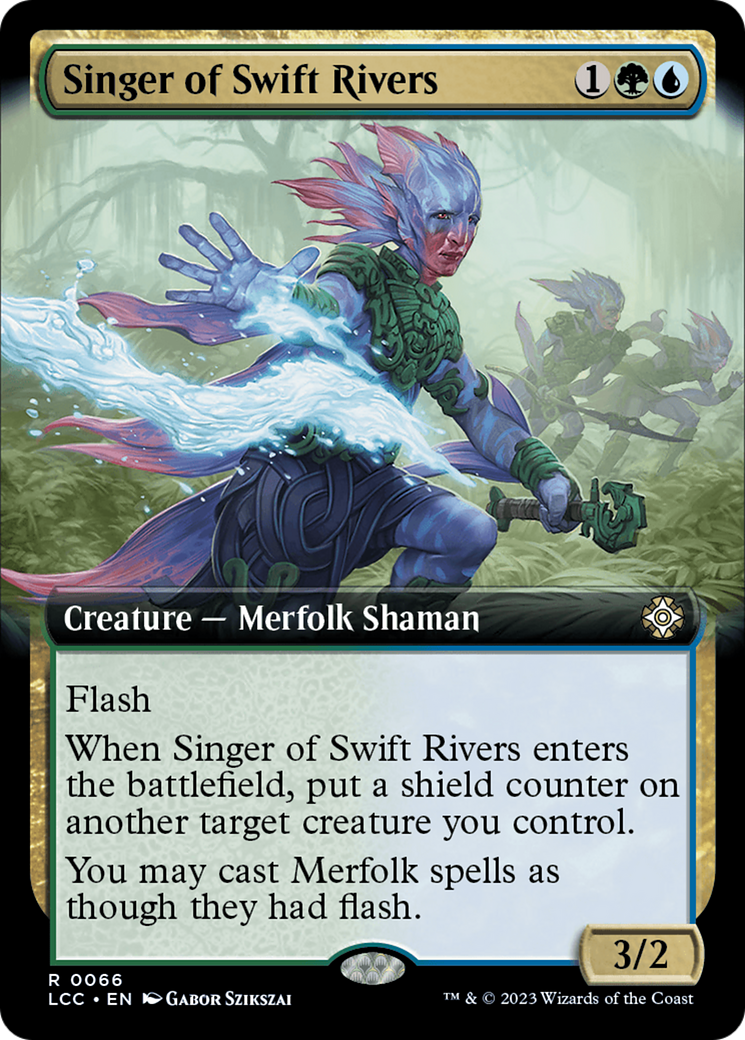 Singer of Swift Rivers (Extended Art) [The Lost Caverns of Ixalan Commander] | Game Master's Emporium (The New GME)