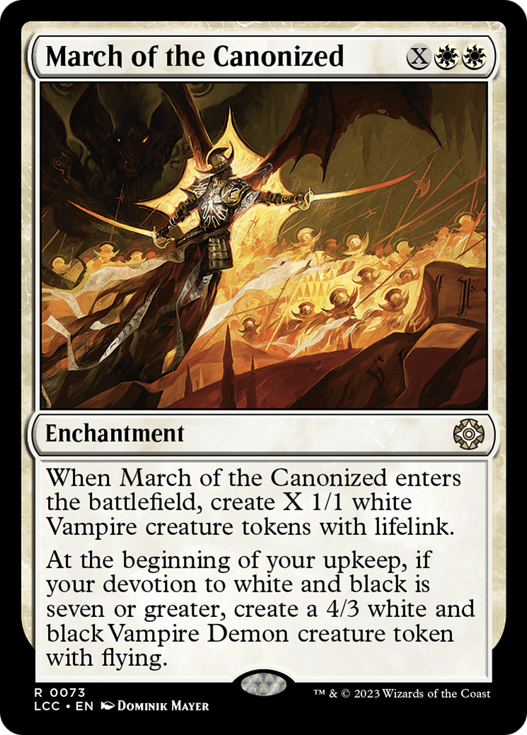 March of the Canonized [The Lost Caverns of Ixalan Commander] | Game Master's Emporium (The New GME)