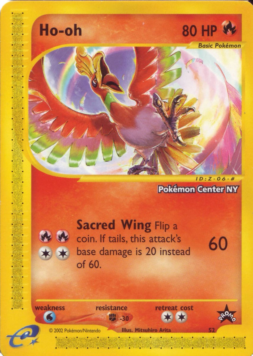 Ho-oh (52) (Pokemon Center NY Promo) [Wizards of the Coast: Black Star Promos] | Game Master's Emporium (The New GME)