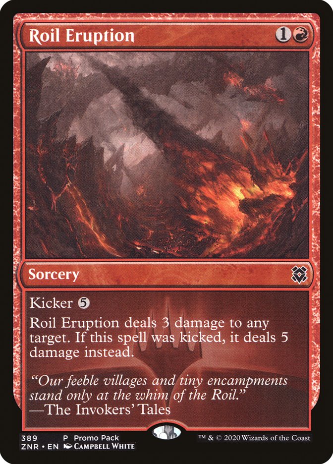 Roil Eruption (Promo Pack) [Zendikar Rising Promos] | Game Master's Emporium (The New GME)