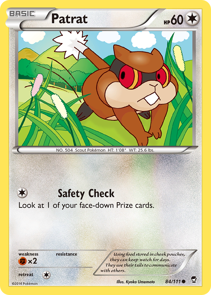 Patrat (84/111) [XY: Furious Fists] | Game Master's Emporium (The New GME)