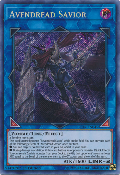 Avendread Savior [BLHR-EN045] Secret Rare | Game Master's Emporium (The New GME)