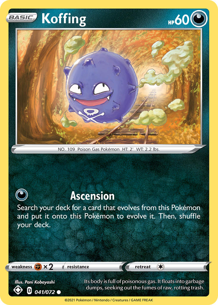 Koffing (041/072) [Sword & Shield: Shining Fates] | Game Master's Emporium (The New GME)